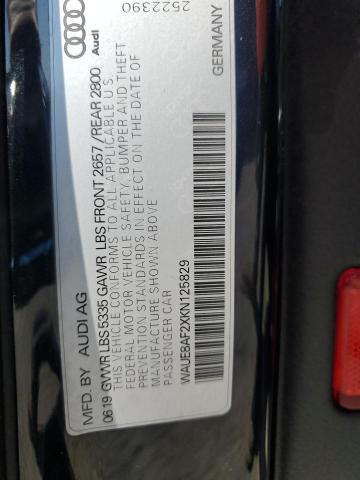 WAUE8AF2XKN125829 - 2019 AUDI A6 PREMIUM PLUS Siyah fotoğraf 12