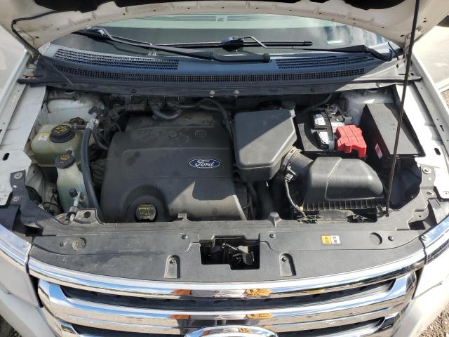 2FMDK4JC6BBA90876 - 2011 FORD EDGE SEL WHITE photo 12