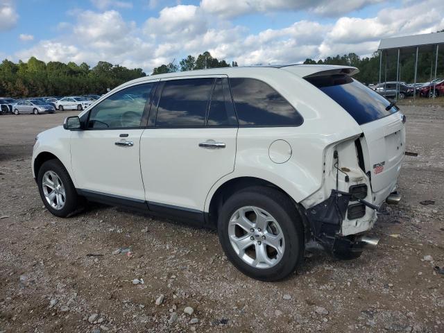 2FMDK4JC6BBA90876 - 2011 FORD EDGE SEL WHITE photo 2
