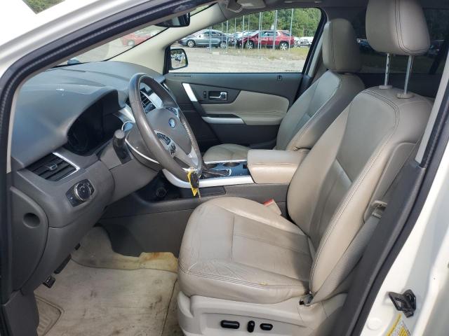 2FMDK4JC6BBA90876 - 2011 FORD EDGE SEL WHITE photo 7