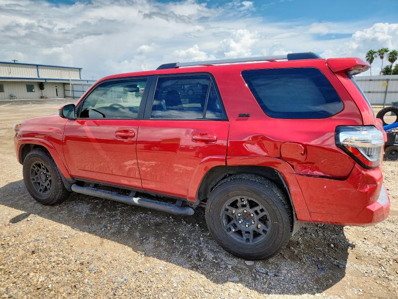 JTEEU5JR8R5315841 - 2024 TOYOTA 4RUNNER SR5 RED photo 2
