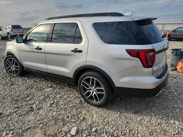 1FM5K8GT1HGD45406 - 2017 FORD EXPLORER SPORT Сріблястий фото 2