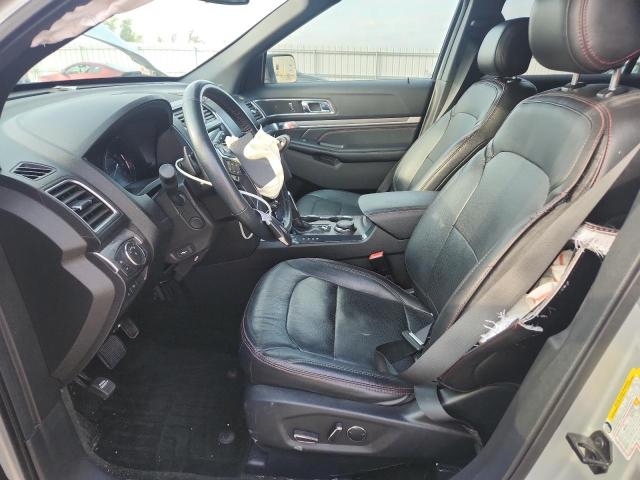 1FM5K8GT1HGD45406 - 2017 FORD EXPLORER SPORT Сріблястий фото 7