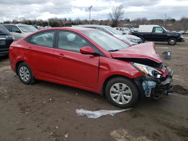 KMHCT4AE1GU164118 - 2016 HYUNDAI ACCENT SE RED photo 4