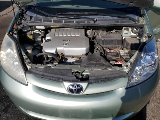 5TDYK4CCXAS303876 - 2010 TOYOTA SIENNA XLE 绿色 照片 12