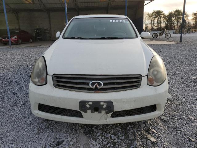 JNKCV51E96M502513 - 2006 INFINITI G35 WHITE photo 5