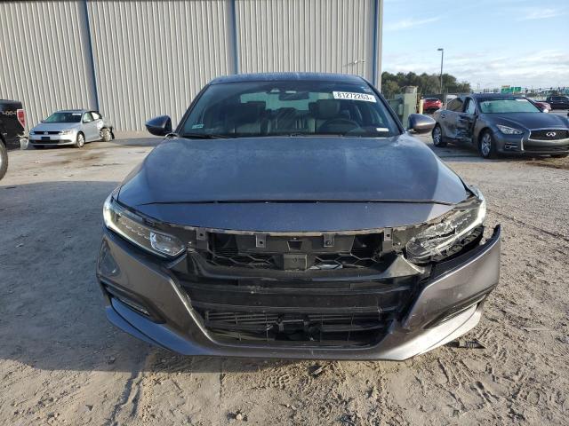 1HGCV1F39JA252851 - 2018 HONDA ACCORD SPORT GRAY photo 5