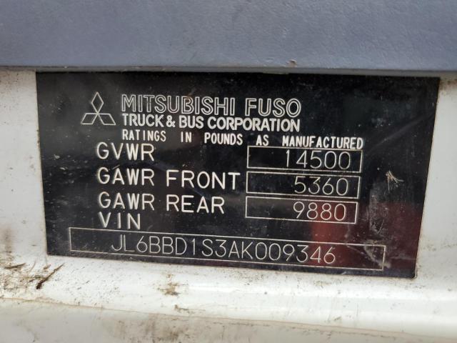 JL6BBD1S3AK009346 - 2010 MITSUBISHI FUSO TRUCK OF FE 84D WHITE photo 13