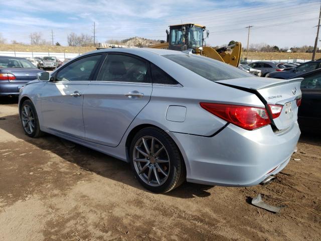 5NPEC4ACXDH765786 - 2013 HYUNDAI SONATA SE BLUE photo 2