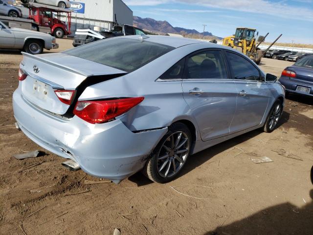 5NPEC4ACXDH765786 - 2013 HYUNDAI SONATA SE BLUE photo 3