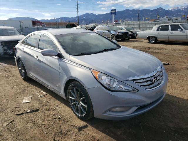 5NPEC4ACXDH765786 - 2013 HYUNDAI SONATA SE BLUE photo 4