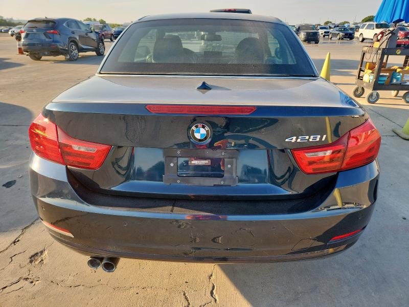 WBA3V7C56G5A26209 - 2016 BMW 428 I SULEV BLUE photo 6
