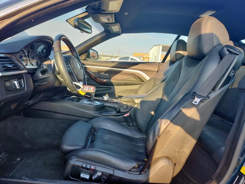 WBA3V7C56G5A26209 - 2016 BMW 428 I SULEV BLUE photo 7