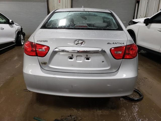 KMHDU4AD7AU883468 - 2010 HYUNDAI ELANTRA BLUE SILVER photo 6