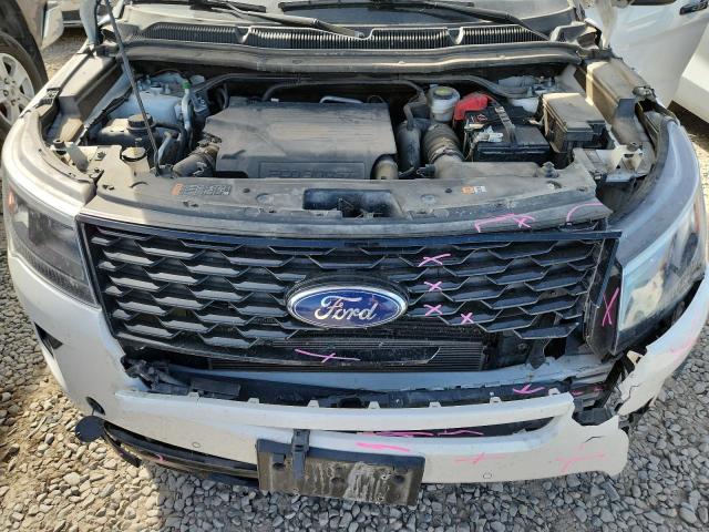 1FM5K8GT7JGC41458 - 2018 FORD EXPLORER SPORT Білий фото 11