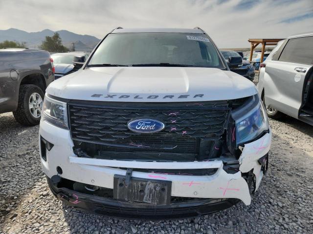 1FM5K8GT7JGC41458 - 2018 FORD EXPLORER SPORT Білий фото 5