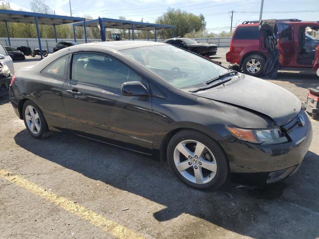 2HGFG12887H527824 - 2007 HONDA CIVIC EX BLACK photo 4