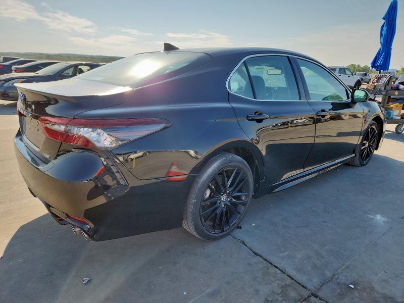 4T1K61AK8NU003849 - 2022 TOYOTA CAMRY XSE BLACK photo 3