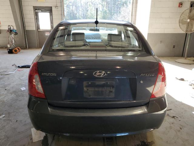 KMHCN4AC7BU609835 - 2011 HYUNDAI ACCENT GLS GRAY photo 6