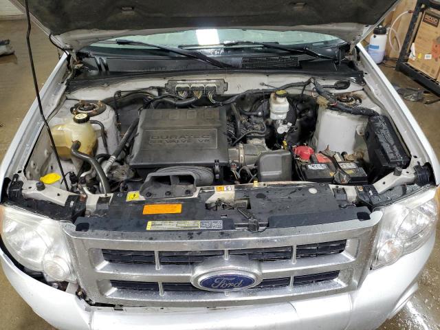 1FMCU9DG6AKD05372 - 2010 FORD ESCAPE XLT SILVER photo 11