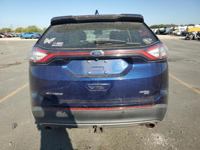 2FMPK4J84GBC11646 - 2016 FORD EDGE SEL BLUE photo 6