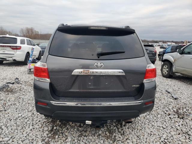 5TDBK3EH7CS096813 - 2012 TOYOTA HIGHLANDER BASE CHARCOAL photo 6