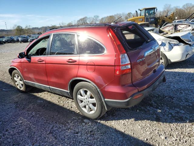 JHLRE48717C090479 - 2007 HONDA CR-V EXL MAROON photo 2