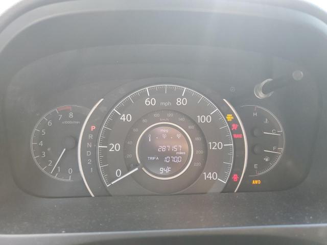 JHLRM4H77CC011121 - 2012 HONDA CR-V EXL SILVER photo 9