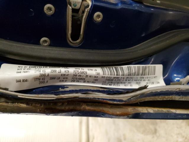 1D7RV1GT5BS705047 - 2011 DODGE RAM 1500 蓝色 照片 12