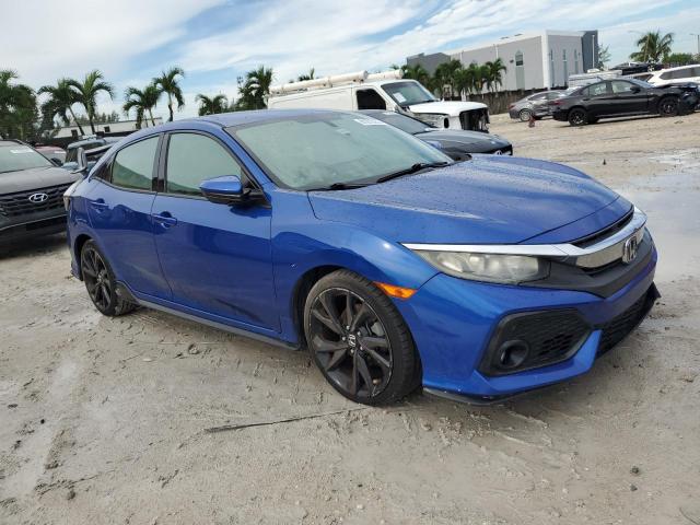 SHHFK7H48JU211887 - 2018 HONDA CIVIC SPORT 蓝色 照片 4