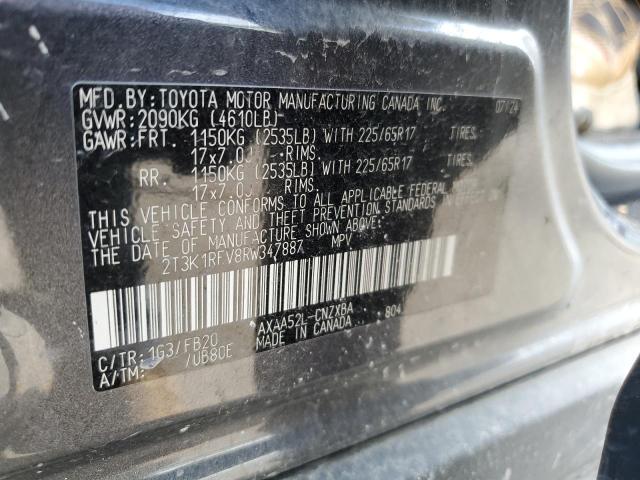 2T3K1RFV8RW347887 - 2024 TOYOTA RAV4 LE 银色 照片 13