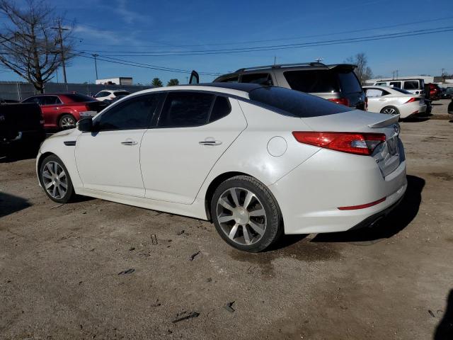 5XXGR4A60CG015521 - 2012 KIA OPTIMA SX WHITE photo 2