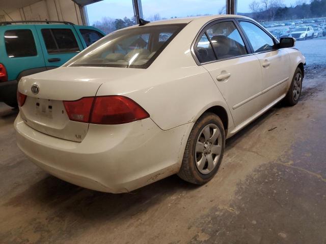 KNAGE228995324382 - 2009 KIA OPTIMA LX WHITE photo 3