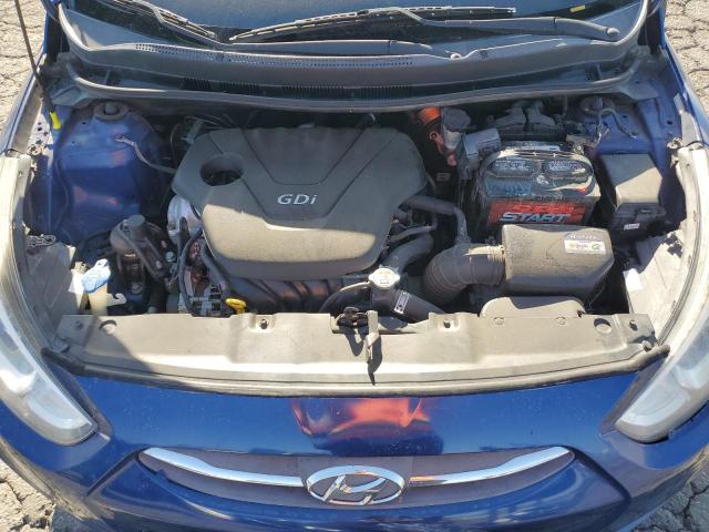 KMHCT4AE8GU031307 - 2016 HYUNDAI ACCENT SE BLUE photo 11