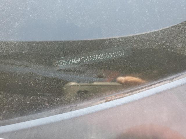 KMHCT4AE8GU031307 - 2016 HYUNDAI ACCENT SE BLUE photo 12