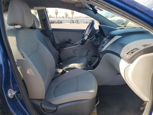 KMHCT4AE8GU031307 - 2016 HYUNDAI ACCENT SE BLUE photo 7