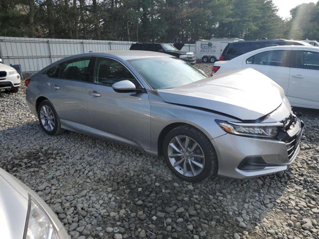 1HGCV1F17MA063909 - 2021 HONDA ACCORD LX ვერცხლისფერი ფოტო 4