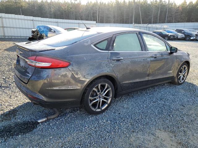 3FA6P0LU8HR357206 - 2017 FORD FUSION SE HYBRID GRAY photo 3