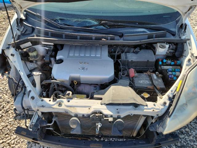 5TDDK4CC2AS032178 - 2010 TOYOTA SIENNA XLE თეთრი ფოტო 11