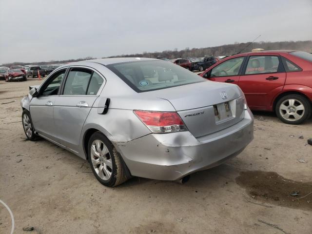 1HGCP36899A007433 - 2009 HONDA ACCORD EXL SILVER photo 2