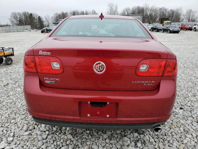 1G4HC5EM1BU146093 - 2011 BUICK LUCERNE CXL RED photo 6