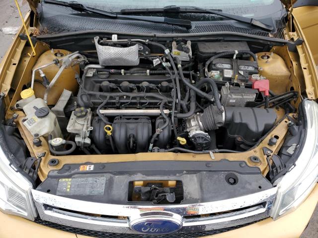 1FAHP35N39W142508 - 2009 FORD FOCUS SE GOLD photo 11