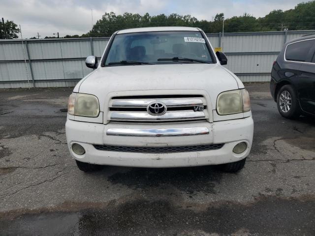 5TBDT44106S518725 - 2006 TOYOTA TUNDRA DOUBLE CAB SR5 WHITE photo 5
