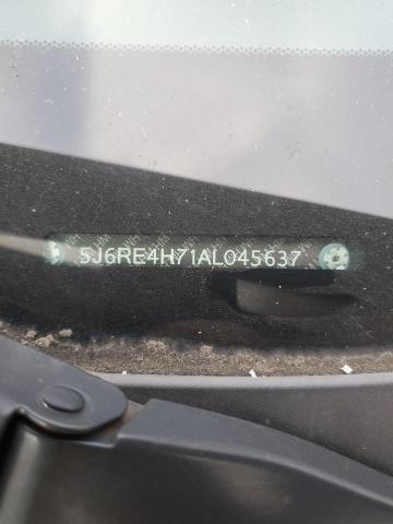 5J6RE4H71AL045637 - 2010 HONDA CR-V EXL BLUE photo 13