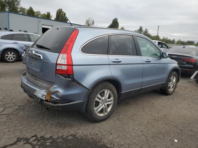 5J6RE4H71AL045637 - 2010 HONDA CR-V EXL BLUE photo 3