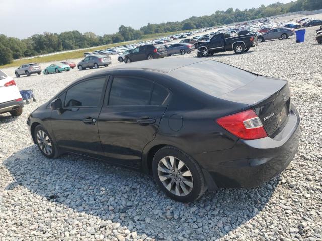 19XFB2F58CE102130 - 2012 HONDA CIVIC LX BLACK photo 2