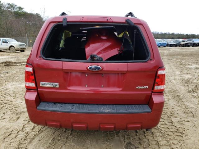1FMCU93G79KC03995 - 2009 FORD ESCAPE XLT RED photo 6