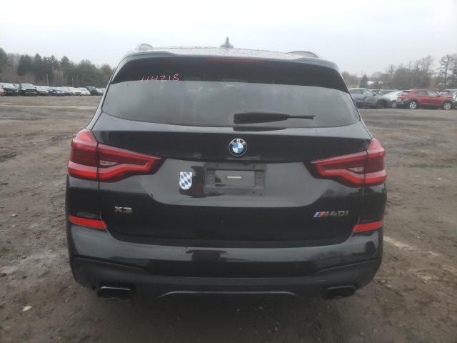 5UXTY9C05M9F78698 - 2021 BMW X3 XDRIVEM40I BLACK photo 6