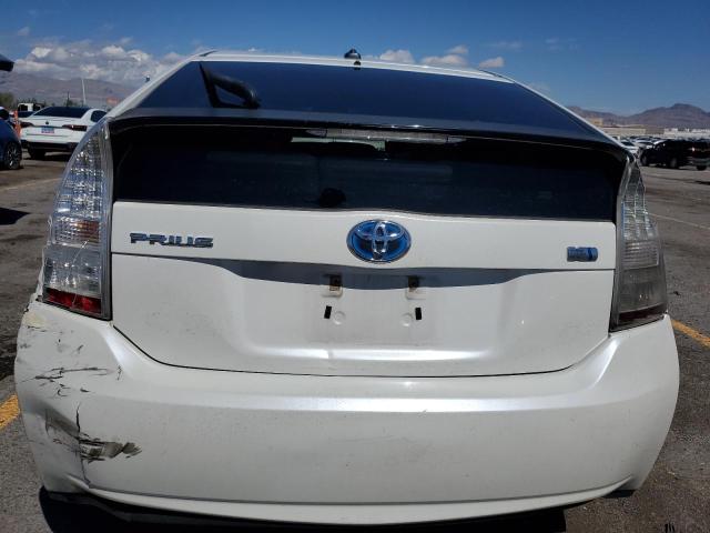 JTDKN3DU2B5367061 - 2011 TOYOTA PRIUS WHITE photo 6