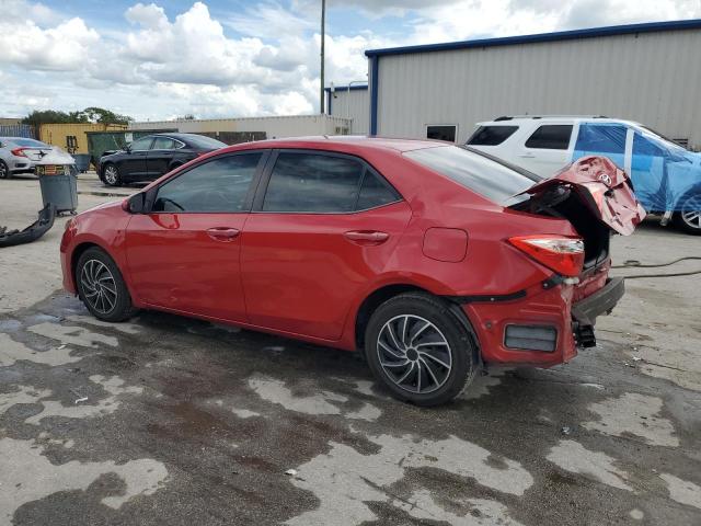 2T1BURHE5JC963808 - 2018 TOYOTA COROLLA L Czerwony zdjęcie 2